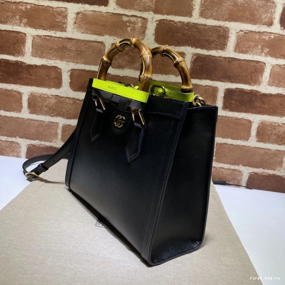 First bag ru Gucci tote small bag Diana 0817